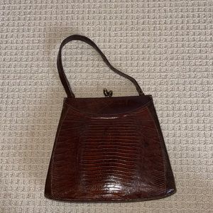 Vintage Sydney California Alligator Leather Bag